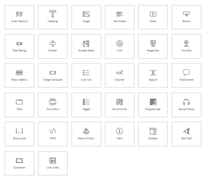 elementor widgets