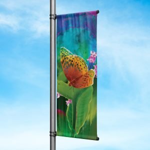 center city down town philadelphia banner campaign artist business butterfly artist nile livingston bright colorful