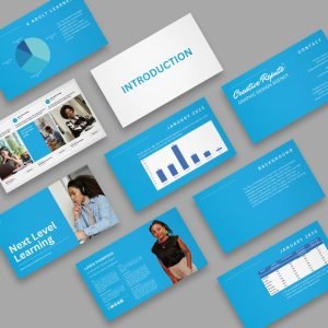 Marketing Strategy Report spread done by Creative Repute for The Office of Children and Families (OCF)