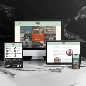 Chronicling Resistance website design developed by Creative Repute