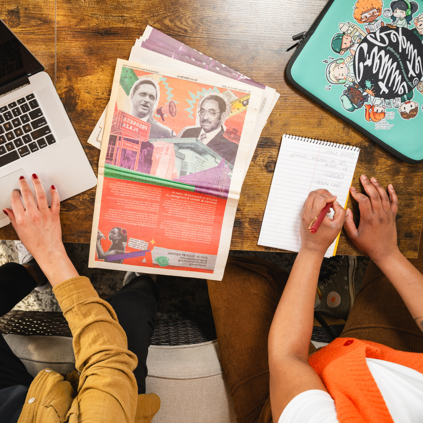 Creative Team Planning Project Execution and Editorial Strategy
