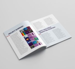 Final report design for non-profit my local philadelphia design agency - layout design and strategy